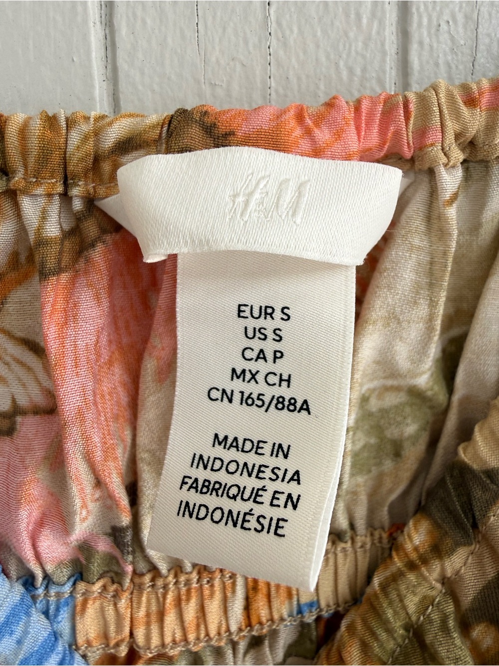 H&M Smocked Sundress with jungle pattern